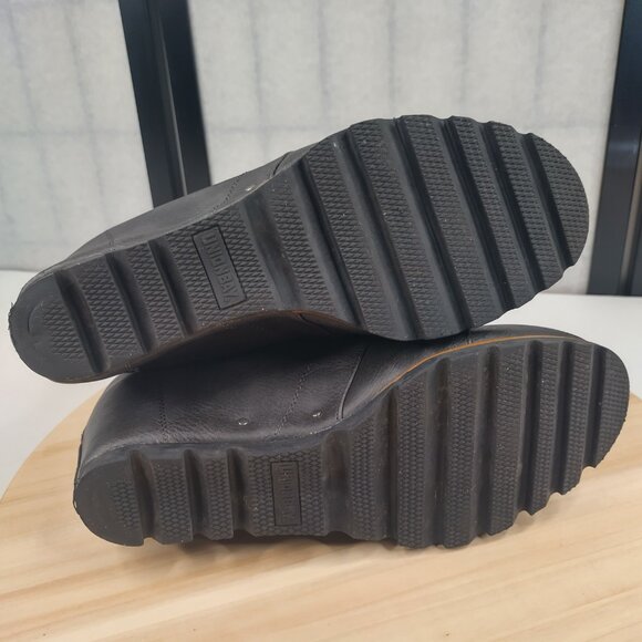 Union Bay Sassy-U Ankle Dark Gray Greenish Ankle Wedge Boots Women US 10 - Picture 11 of 14